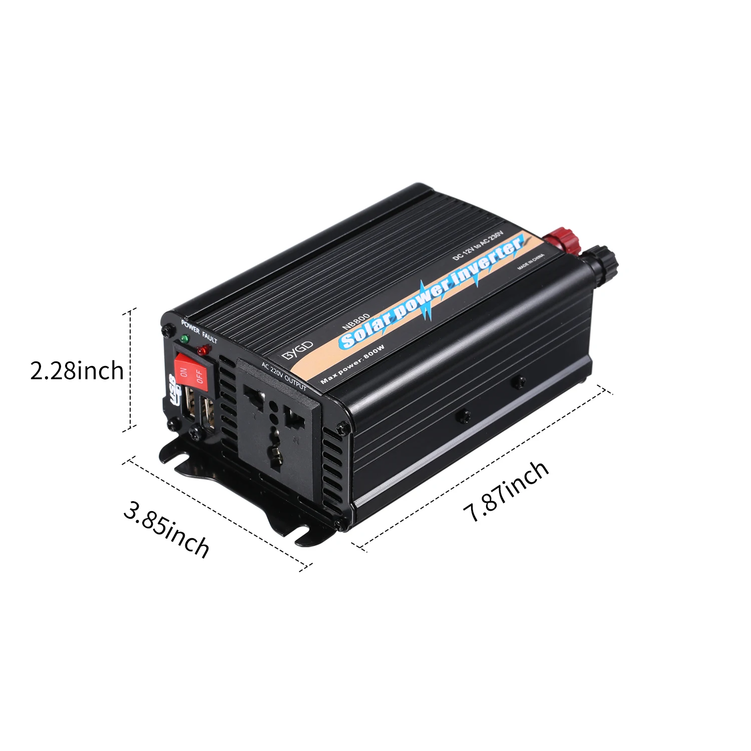 Многофункциональный инвертор 12V дo AC 220 V-240 V повышающий преобразователь Мощность высоко поднятой головой Мощность подъем трансформатора комплект экономии конвертер для дома