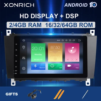 

IPS DSP2 Din Android 10 Car Radio Multimedia Navigation For Mercedes/Benz W203 W209 W219 A-Class A160 C200 CLK200 GPS DVD stereo