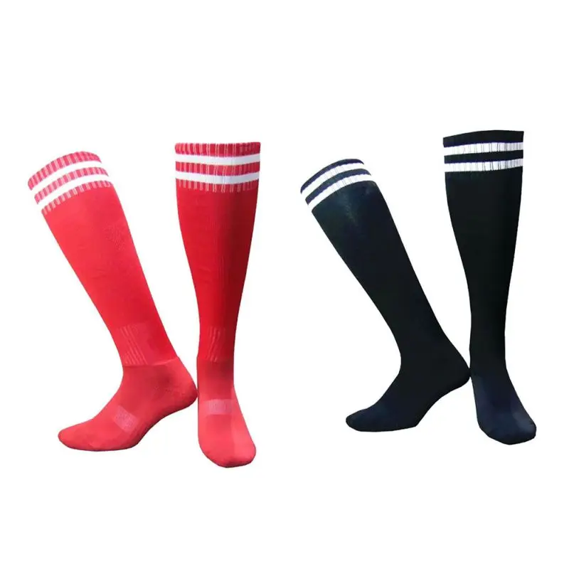Компрессионные чулки гольфы в полоску выше колена Гольфы хоккейные мягкие
