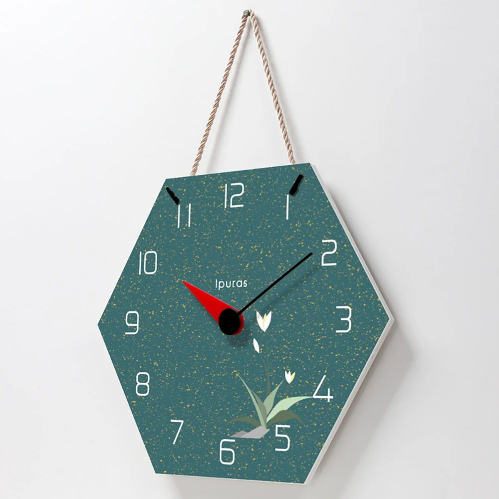 

Large Wall Clock Modern Design Wholesale Wall Watch Novelty Art Home Bedroom Decoration Beautiful Quartz Brief Blue Clocks