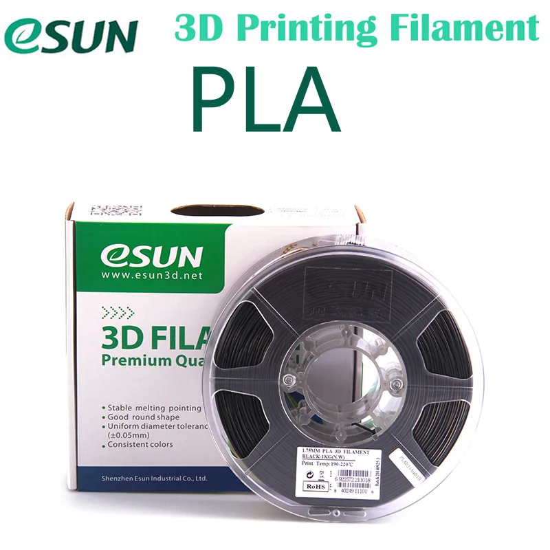 Нить для 3D печати eSUN PLA 1,75 мм 1 кг белый черный красный зеленый синий оранжевый и многое другое