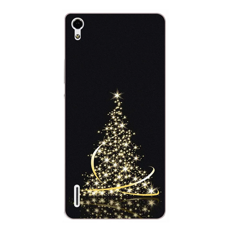M24 Роскошный чехол с рисунком для huawei Ascend P7 P7-L00 P7-L05 P7-L10 P7-L11 арт для телефона с рисунком "Цветы" Обложка розового принципиально милые животные Coque - Цвет: M24