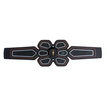 YOUKE EMS перезаряжаемый ABS стимулятор тренажер брюшной мышцы Умный Фитнес Массажный пояс для снижения веса всего тела тренажер для мышц