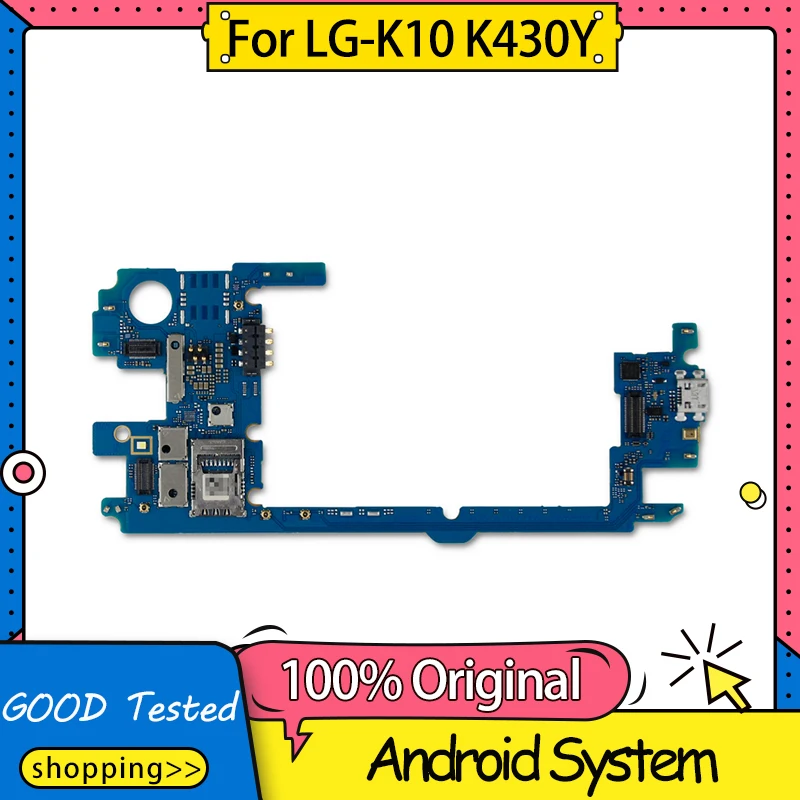 Материнская плата полностью протестированная для материнской платы LG K10 K430Y K430DS высокое качество логическая