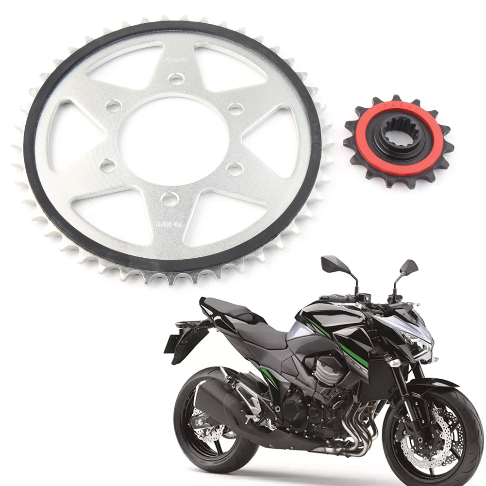 

Front Rear Motor Engine Chain Drive Sprocket 15T & 45T For Kawasaki Z800 2013 2014 2015 2016 1Set Motorcycle Accessories