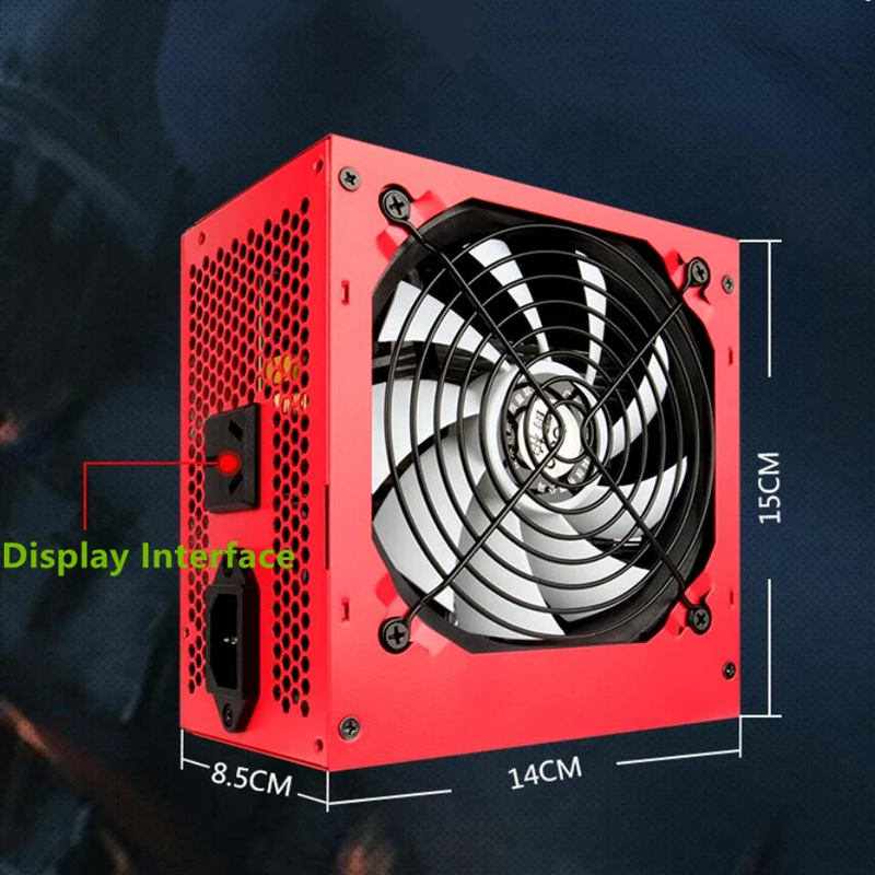 Блок питания для JBON ATX 12 в бесшумный блок питания для видеоигр Номинальная мощность 600 Вт пиковая мощность 700 Вт блок питания 700WS