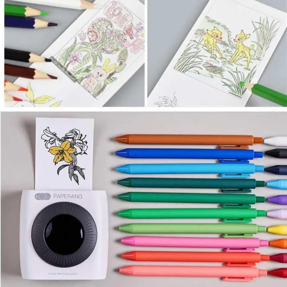 PAPERANG P2 Pocket Portable Bluetooth Photo Printer Mini 300 DPI Thermal Label Sticker Printer For Mobile Phone P1 200 DPI