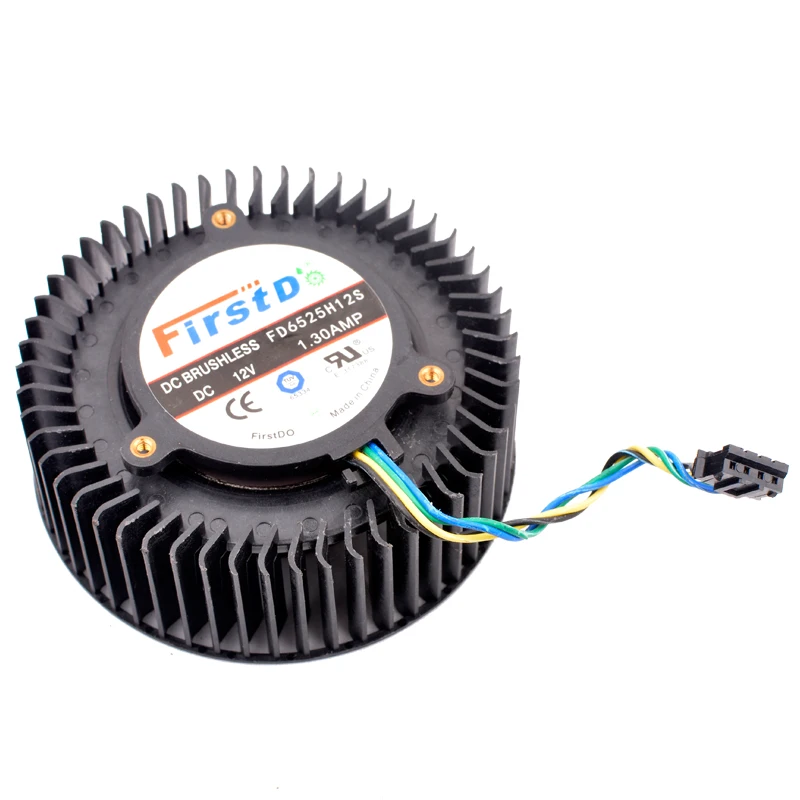 Вентилятор охлаждения графической карты FD6525H12S 12 в 270 а для AMD Radeon R9 470/270X 480 |