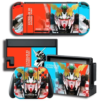 

Vinyl Skin Protector Sticker for Gundam UC Skins Stickers for Nintendo Switch NS Console + Controller + Stand Sticker