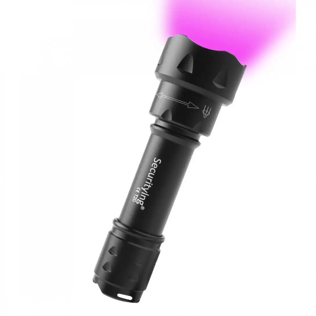 

SecurityIng 5W LED Flashlight Waterproof Infrared IR Night Vision 38mm Lens 850nm Flash Lamp Torch Zoomable for Tactical