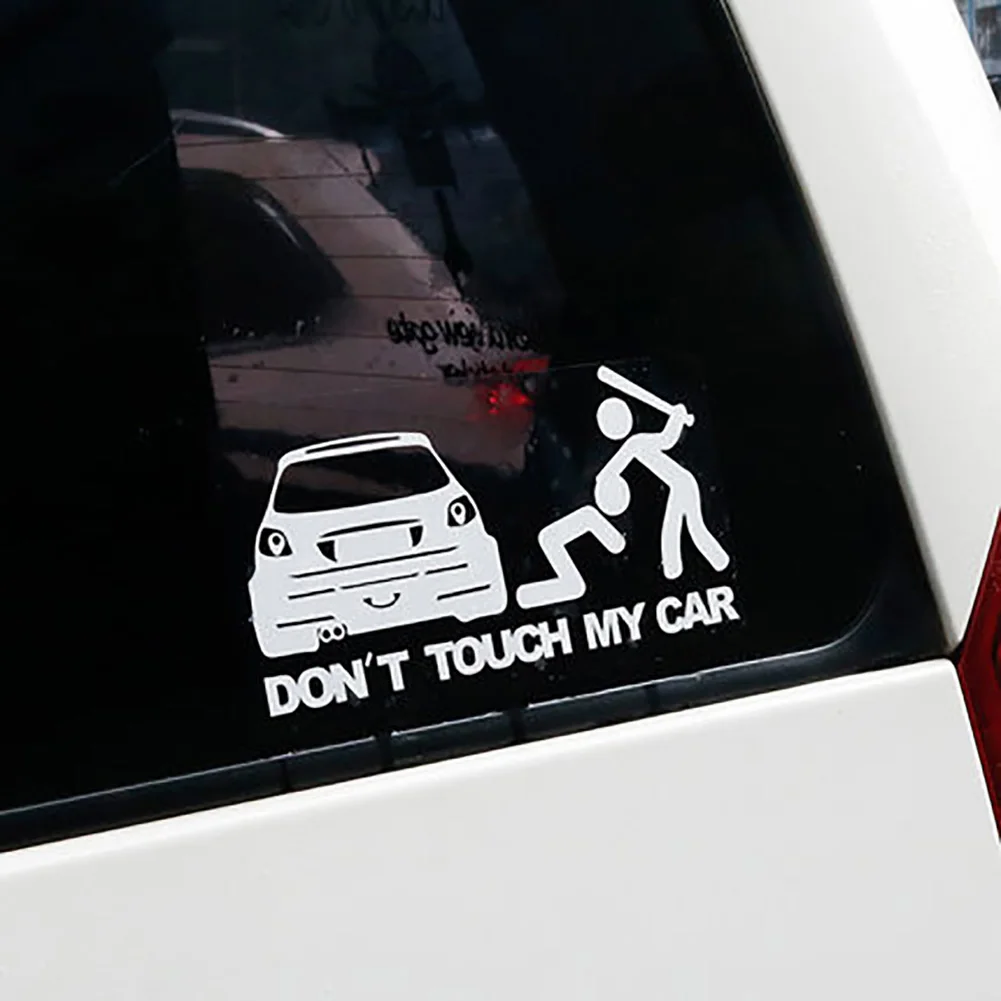 Creative Funny Dont Touch My Car Vehicle Reflective Decals Sticker Decoration