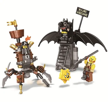 

LARI Movie 2 Series Building Blocks Batman and MetalBeard Model 70836 Minifigures Bricks Toys DIY Educational Kids Children Gift