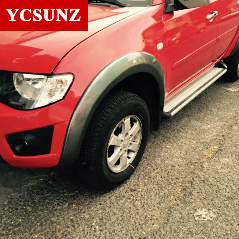 6 дюймов крыло вспышки ABS колеса арки для Mitsubishi L200 Triton 2006 2007 2008 2009 2010 2011 2012 2013 2014