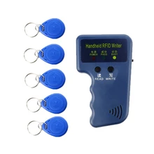 Умный Портативный 125 кГц портативный копировальный ID карта ID репликатор запись; копирование Дубликатор 5 меток портативный EM4100 портативный копир