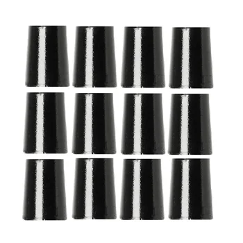 

12Pcs/Pack Black .335 Golf Irons Shaft Ferrules Golf Accessories 8.6X22X13.2mm