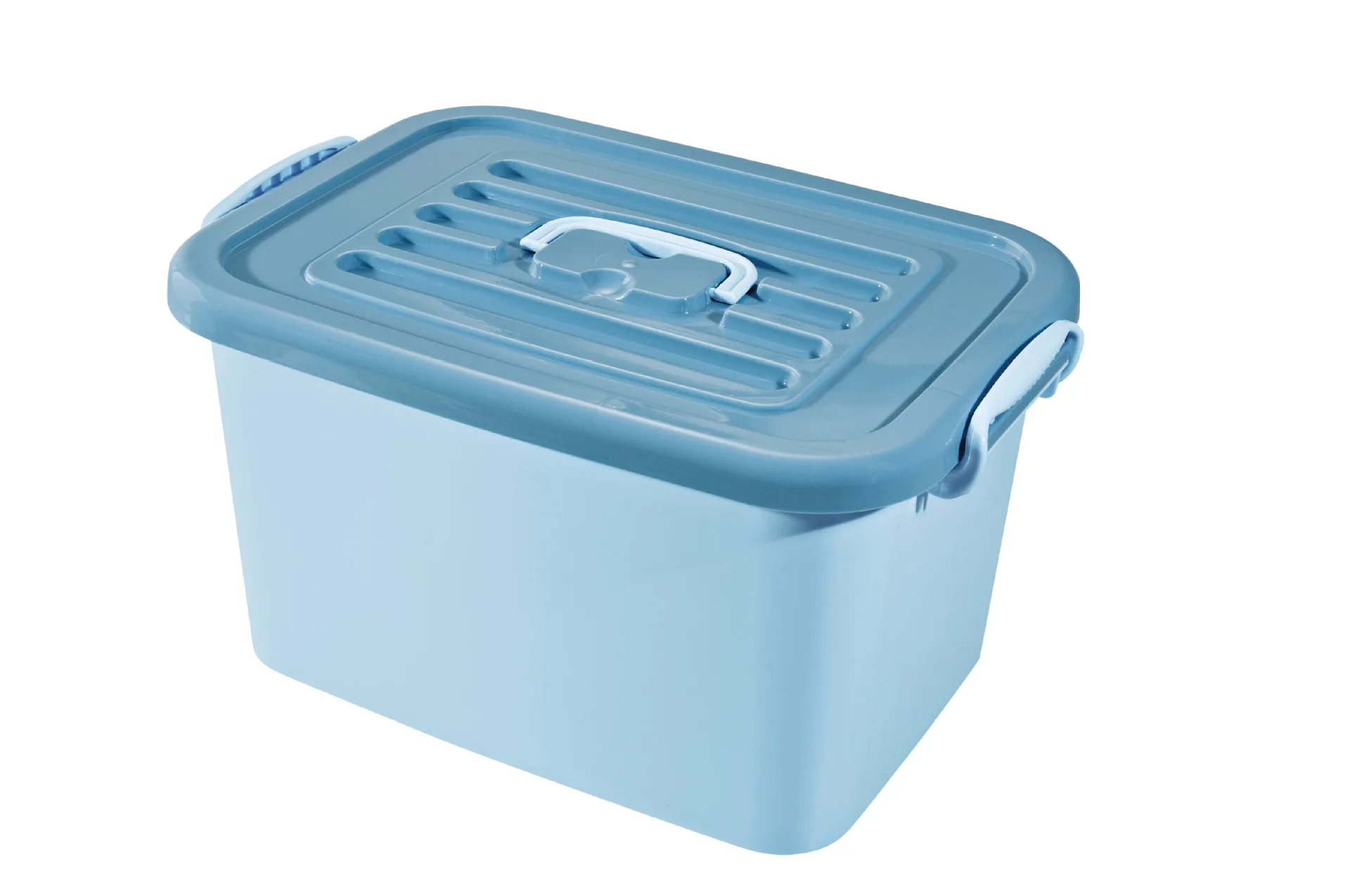 Chaocheng Manufacturers Direct Selling Us Home Storage Box 6L-18L Transparent Solid Color Plastic Box Northern European-Style Co