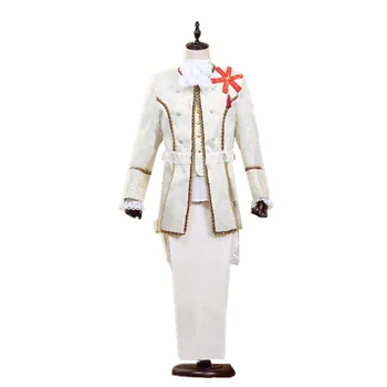 

Retro Elegant Temperament Men's Court Suit Performance Party Party Competition Drama