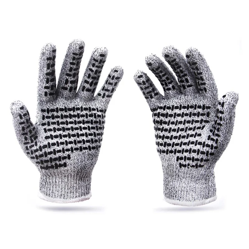 

Safety Gloves CE Standard Level 5 Cut Resistant Anti-slip Hand Protective Gloves Multi-function Working Home Kitchen Meat Glove