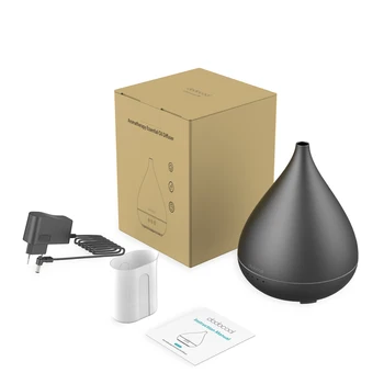 

400ml Air Humidifier Aroma Essential Oil Diffuser Aromatherapy Ultrasonic Cool Mist Auto Shut-off Timer Waterless Protection