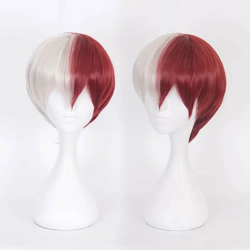Cosplay&ware Morematch My Hero Academia Boku No Hiro Akademia Shoto Todoroki Shouto White And Red Cosplay Wig & Cap -Zentai shop online Ha94d380ee5204f69860efc727ca33c56n.jpg