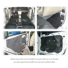 12x автомобильные транспортные средства звукоизоляция изоляция Закрытая ячейка пена 30 см* 50 см* 10 мм