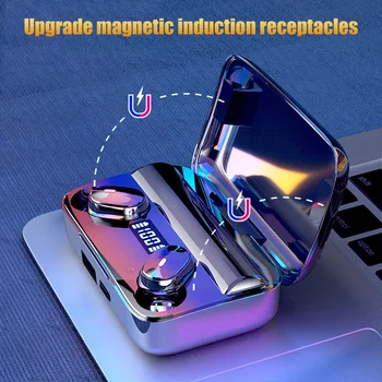 

Wireless Bluetooth 5.0 Earphones Headphones Mini Earbuds Noise Reduction Waterproof Headset DQ-Drop