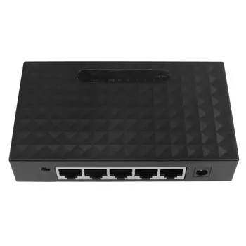 

5 Port 10/100Mbps Desktop Ethernet Network LAN Power Adapter Switch Hub Wholesale