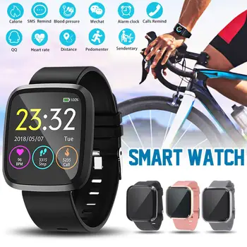 

Waterproof Sport bluetooth Smart Watch Fitness Trackers Blood Pressure Monitor Upgrade Smartphone Call SMS Men Smart Bracelet