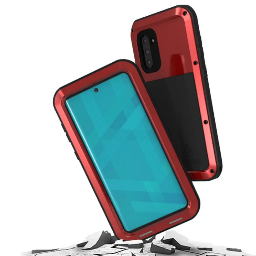 

Original Case For Samsung Galaxy Note 10 / Galaxy Note 10 Pro Shockproof Metal Aluminum Case Cover Love Mei