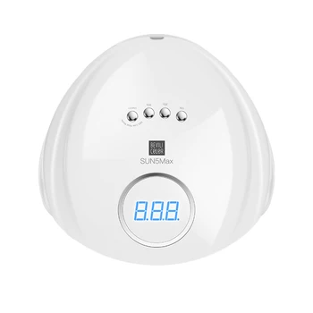 

Bevili Color Sun5Max Uv Led Lamp Nail Dryer 108W 24 Leds Curing All Gel Polish Quick Bottom 10S/30S/60S/99S Timer Lcd Display Na