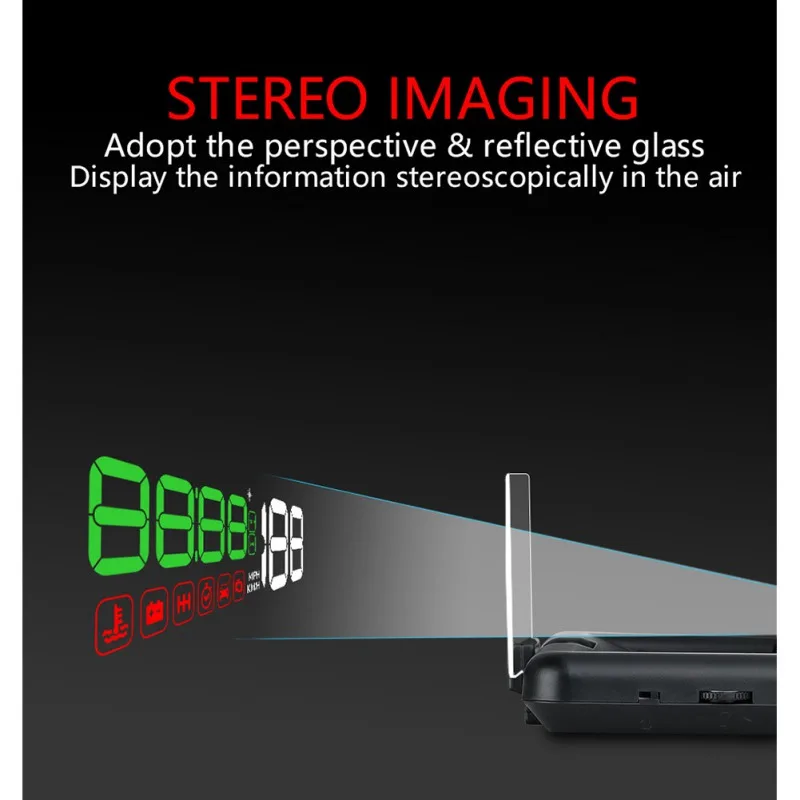 Дисплей obd2 C500 OBD2 Hud T900 gps дисплей OBDHUD цифровой номер легче читать скорость вождения лобовое стекло проектор