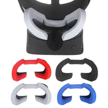 Для Oculus Rift S мягкая силиконовая маска для глаз крышка Накладка Очки виртуальной реальности VR гарнитура дышащая светильник Блокировка маска для глаз Pad Запасные Запчасти