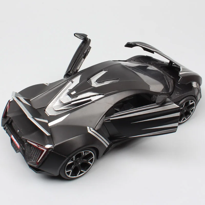 Jada 1:24 весы Lykan HyperSport supercar Diecasts& Toy Vehicles спортивные металлические Автомобильные модели Миниатюрные для коллекции черные