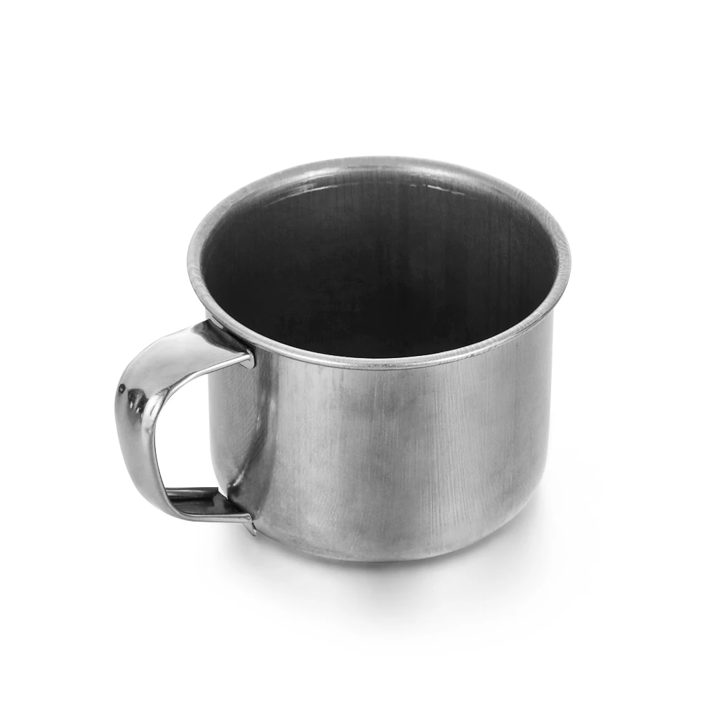 2 X Stainless Steel Cup 550 ML Travel Metal Tumbler Drink Mug Tea Handle  Camping
