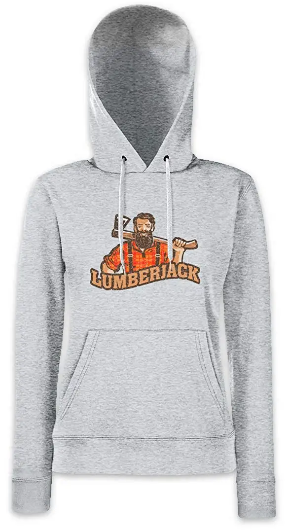 Lumberjack VI Женская толстовка с капюшоном Толстовка Пуловер Мужская Женская толстовка