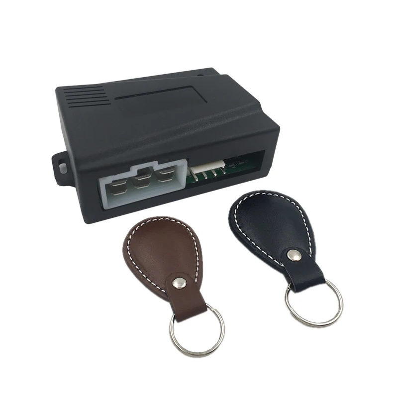 

12V Auto Car Alarm induction Invisible Dark Lock Car Engine Push Start Button RFID Lock Ignition Starter Stop Anti-theft System