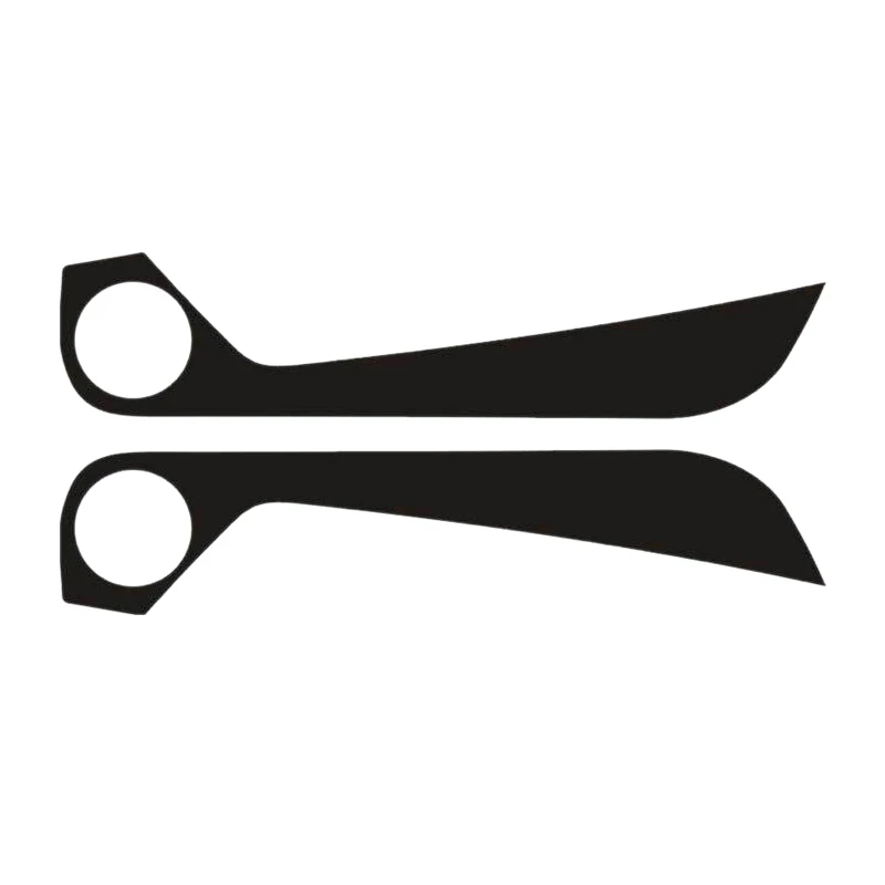 2 шт автомобиля внутренняя дверь из углеродного волокна анти Kick Pad протектор