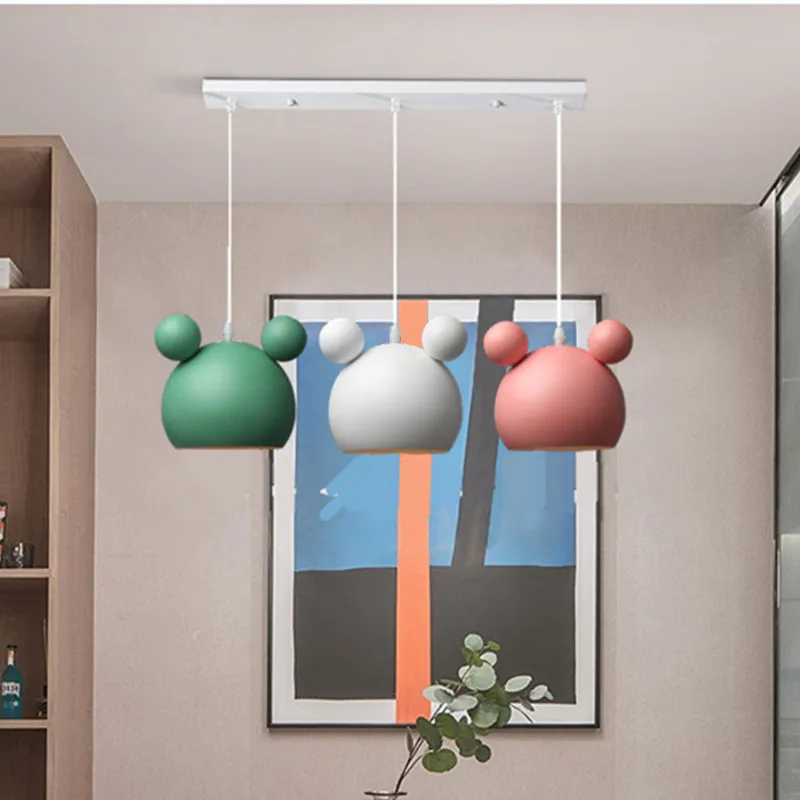 

nordic pendant light woden pendant lamp for home lighting modern hanging lamp aluminum lampshade led bulb kitchen light e27 ing