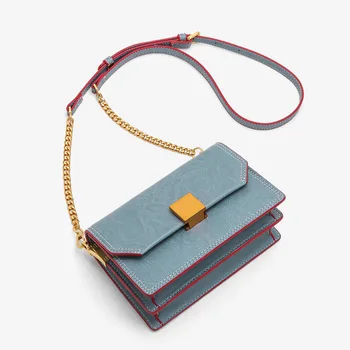 

Women's Retro Cross-Section Square Pu Solid Color Women's Messenger Bag