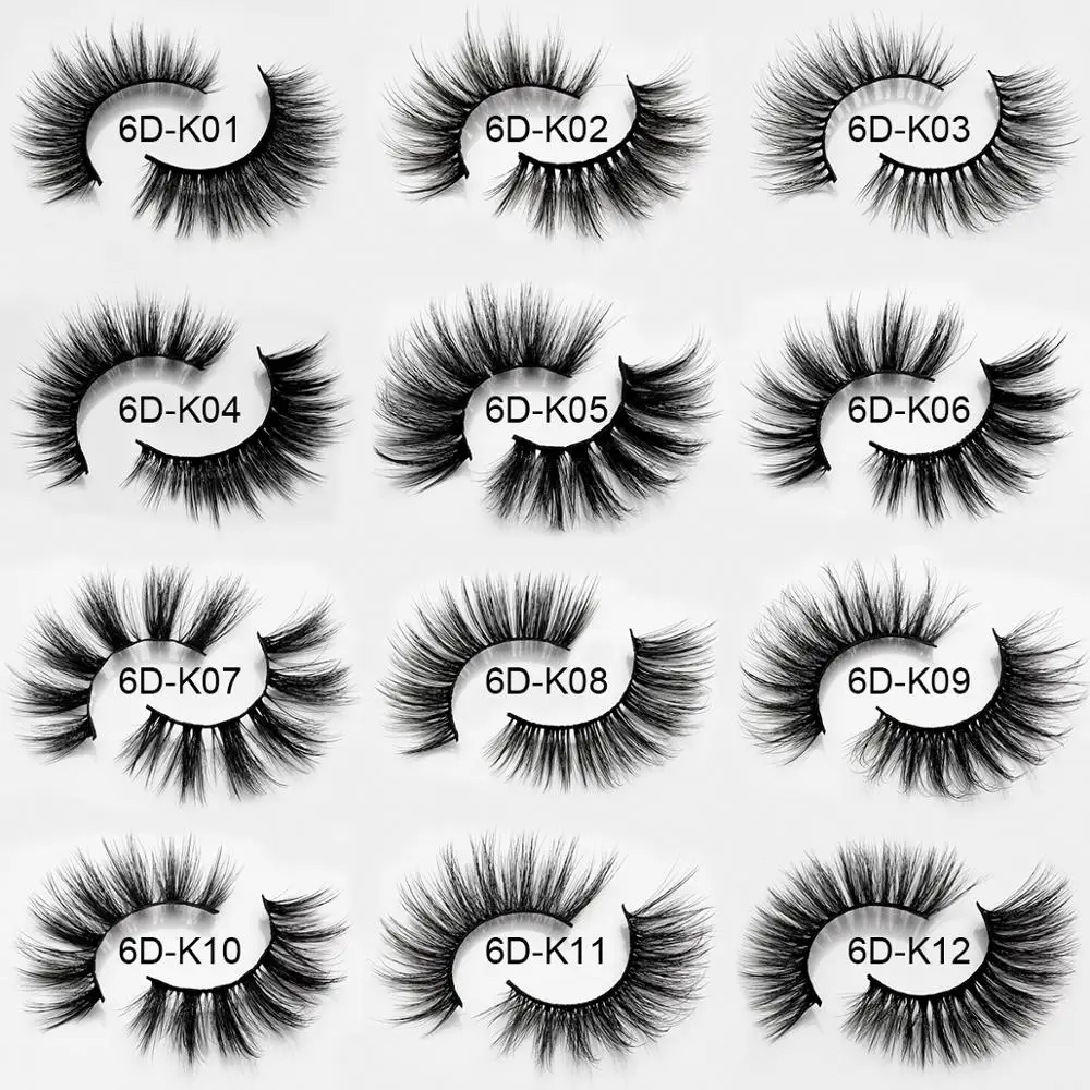 4 пары 3D норковых накладных ресниц натуральные пухлые толстые ресницы для