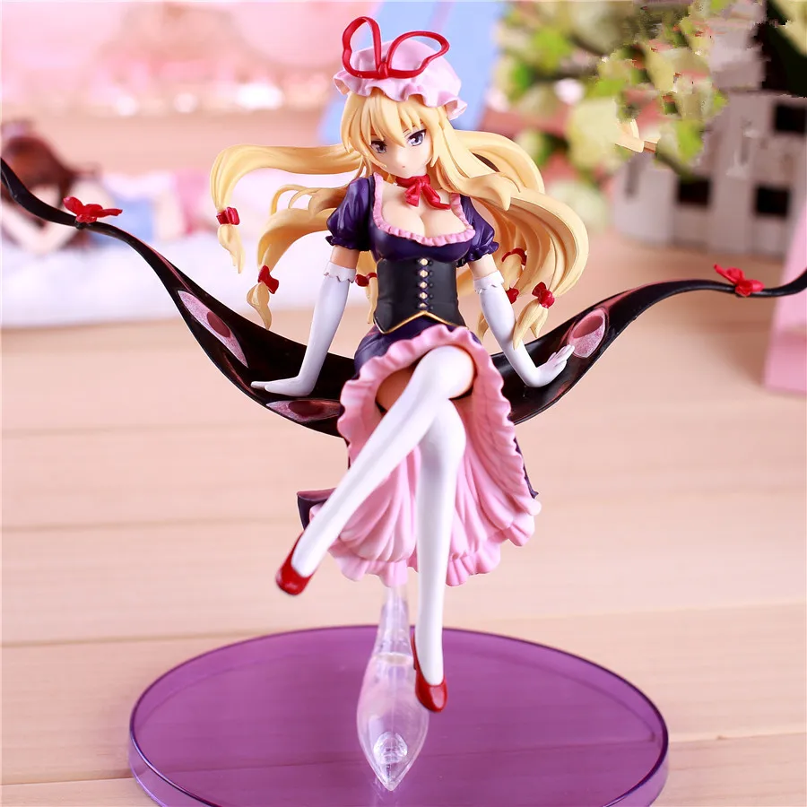 22CM Touhou Project Yakumo Yukari Sexy PVC Action Figure Collectible Model Toy T30 |
