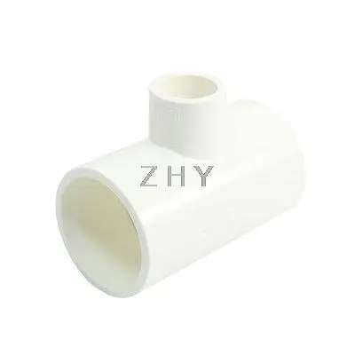 

T Shape 3 Way Reducing Tee PVC-U Pipe Connector Fittings 40mm x 20mm