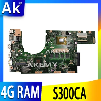 

new motherboard S300CA For Asus S300CA VivoBook S300C Laptop motherboard S300CA mainboard I3CPU REV2.1 4G RAMnew motherboard