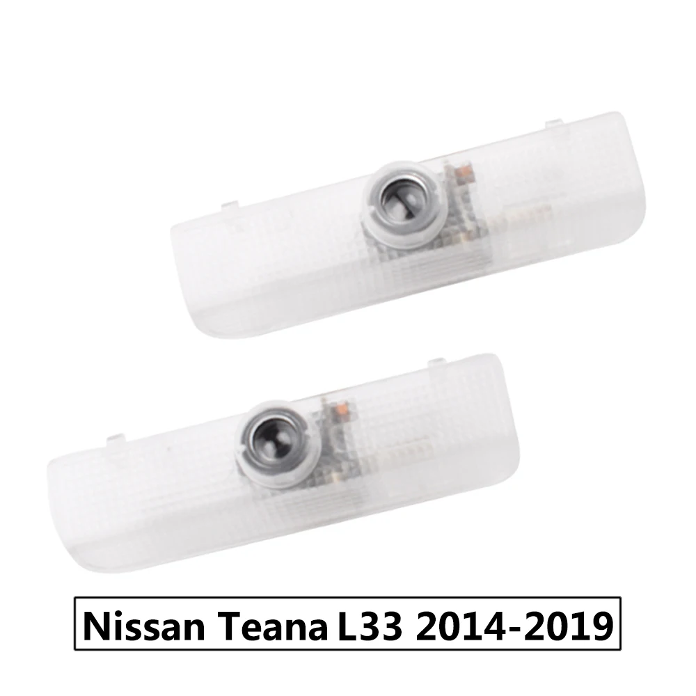 2 шт. для Nissan Teana J31 J32 J33 L33 Teana 2003- светодиодный автомобиль логотип Nissan Teana Дверные огни призрак света репроектора