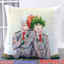 45X45 см Аниме Boku no Hero Academy наволочки Мой герой Academy Dakimakura Чехол 3D двухсторонний принт наволочка Настройка M2