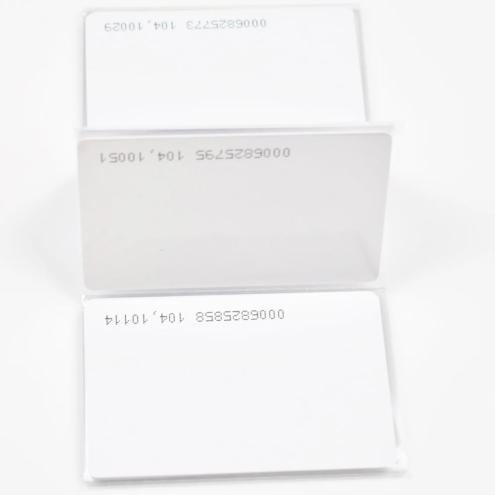 10 шт. Высокое качество 125 кГц EM4100/TK4100 RFID ID смарт карты 0 8 мм Тонкий карт для