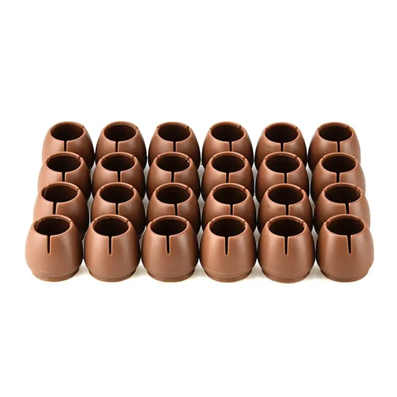 

Chair Leg Feet Wood Floor Protectors Flexible Silicone Round Floor Protectors Set (24 Pack)