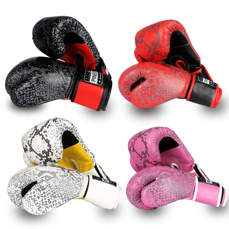 Высококачественные Женские/Мужские боксерские перчатки из кожи MMA Muay Thai Boxe De Luva
