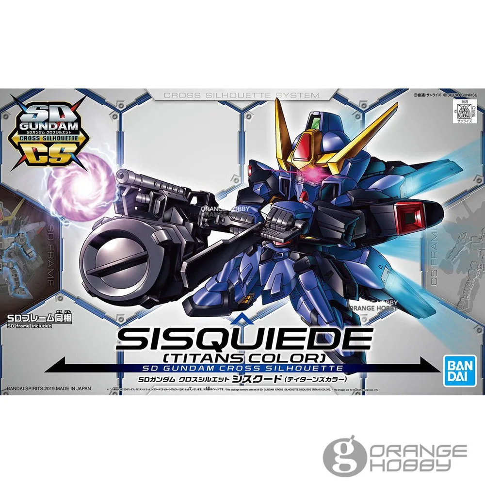 OHS Bandai SD CS Q Ver. Гандам силуэт sisquede gunдамские Титаны цвет рамка в комплекте