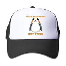 Porgs-это друзья, не еда, для мальчиков и девочек, сетчатая Кепка, Кепка водителя грузовика, регулируемые шапки